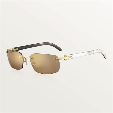 buy cartier buffalo horn sunglasses|cartier white buffalo horn glasses.